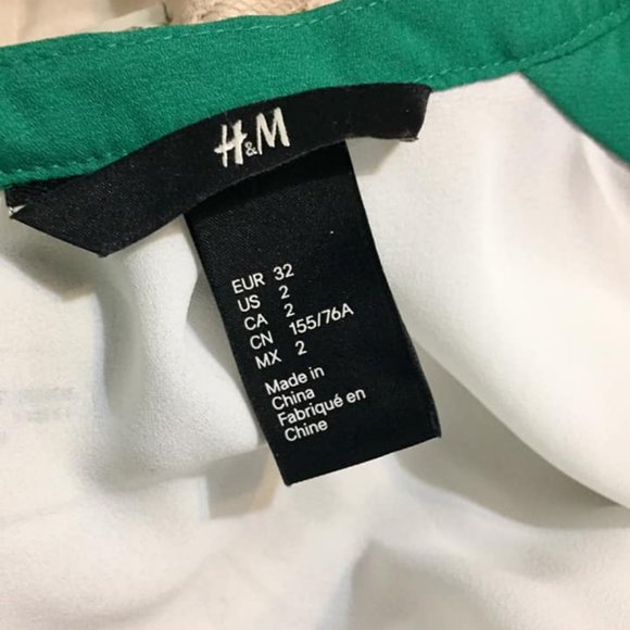 🍒5/$20🍒H&M Colourful Print Sheer Blouse - Picture 7 of 7